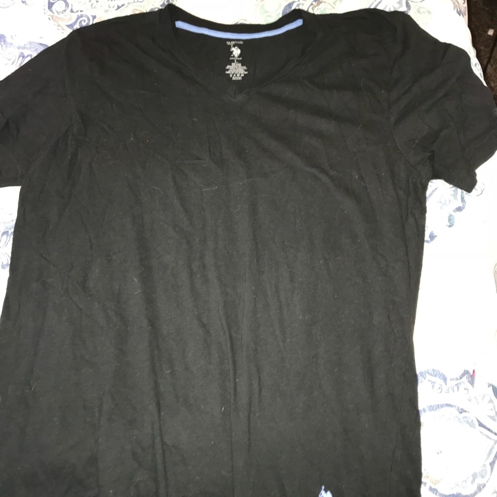 Large Black Polo Sleepwear Shirt